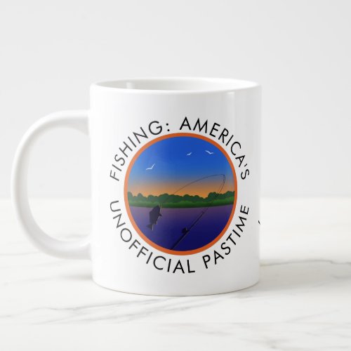 Fishing Americas Unofficial Pastime  Giant Coffee Mug