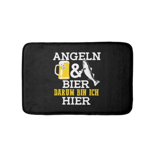 Fishing and Beer  Bath Mat