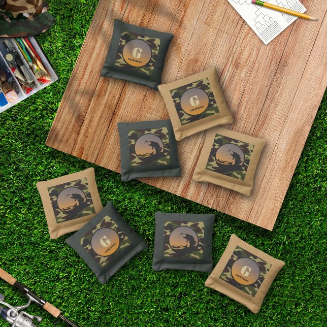 Fishing and Camo Cornhole Bags (Creator Uploaded)