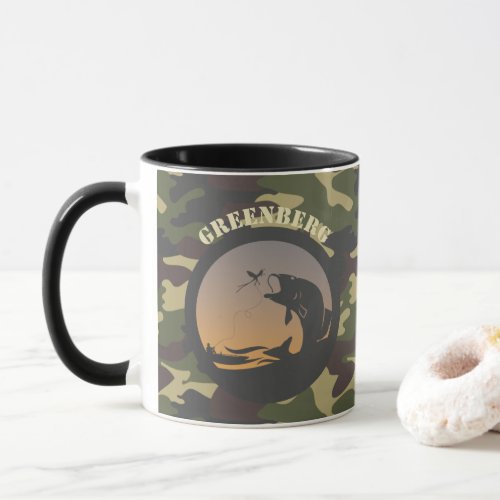 Fishing and Camo Mug