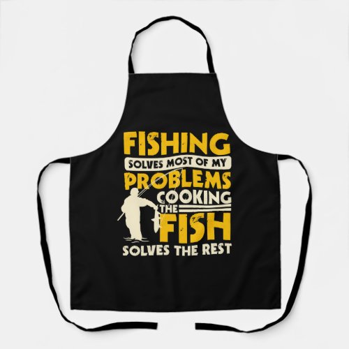 Fishing And Fish Cooking Apron