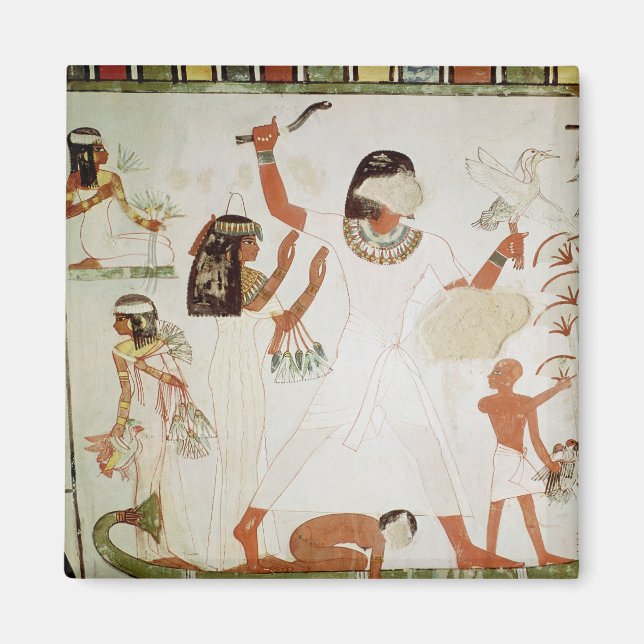 Fishing and fowling in the marshes magnet (Front)