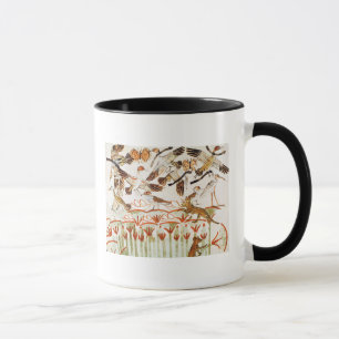 Fishing and fowling in the marshes mug