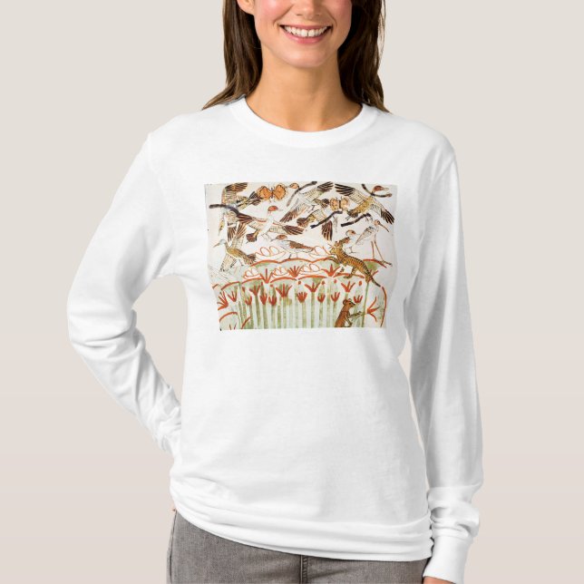 Fishing and fowling in the marshes T-Shirt (Front)