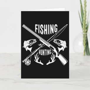 Fishing And Hunting Funny Father's Day Gift Card