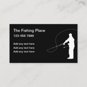 Fishing And Sports Theme Business Cards