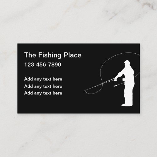 Fishing And Sports Theme Business Cards