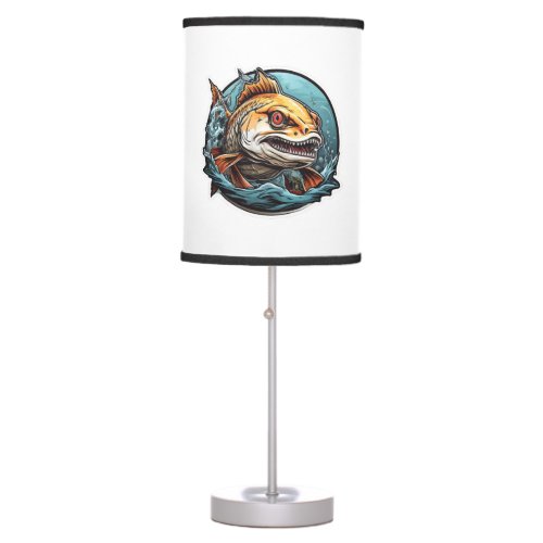 fishing and strike a fish table lamp