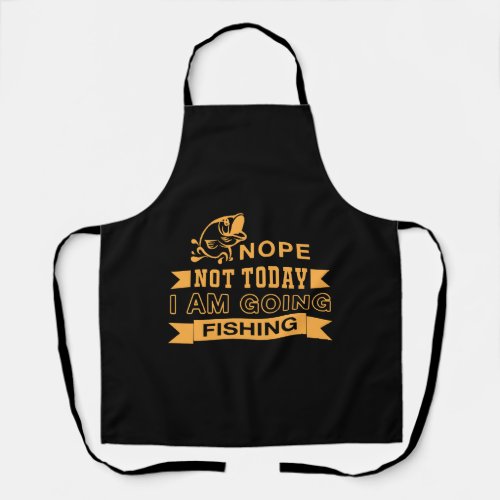 fishing angler fishing fishing rod fishing aphoris apron