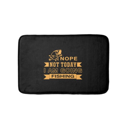 fishing angler fishing fishing rod fishing aphoris bath mat