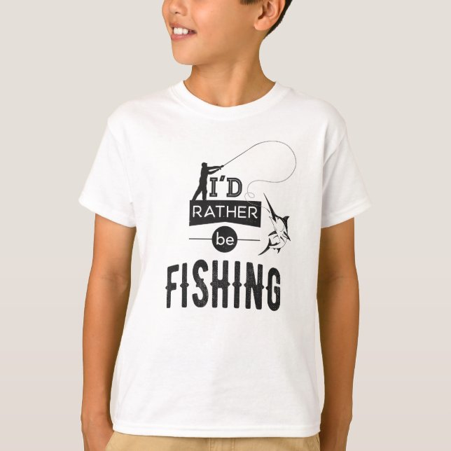 Fishing Angler Fishing Humor Funny Saying T-Shirt (Front)