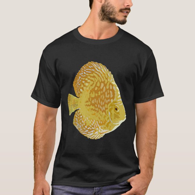 Fishing Aquarium Cichlid  T-Shirt (Front)