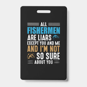 Fishing Art All Fisherman Badge