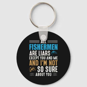 Fishing Art All Fisherman Keychain