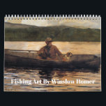 Fishing Art by Winslow Homer Calendar<br><div class="desc">13 reproductions of fish and people fishing, all done by acclaimed American artist Winslow Homer.</div>