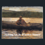 Fishing Art by Winslow Homer Calendar<br><div class="desc">13 reproductions of fish and people fishing, all done by acclaimed American artist Winslow Homer.</div>