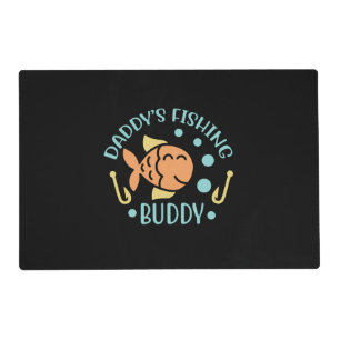 Fishing Art Daddy Fishing Friends Placemat