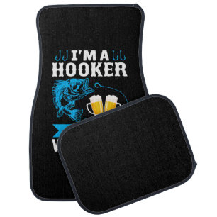 Fishing Art I Am A Fisher On The Weekend Car Floor Mat