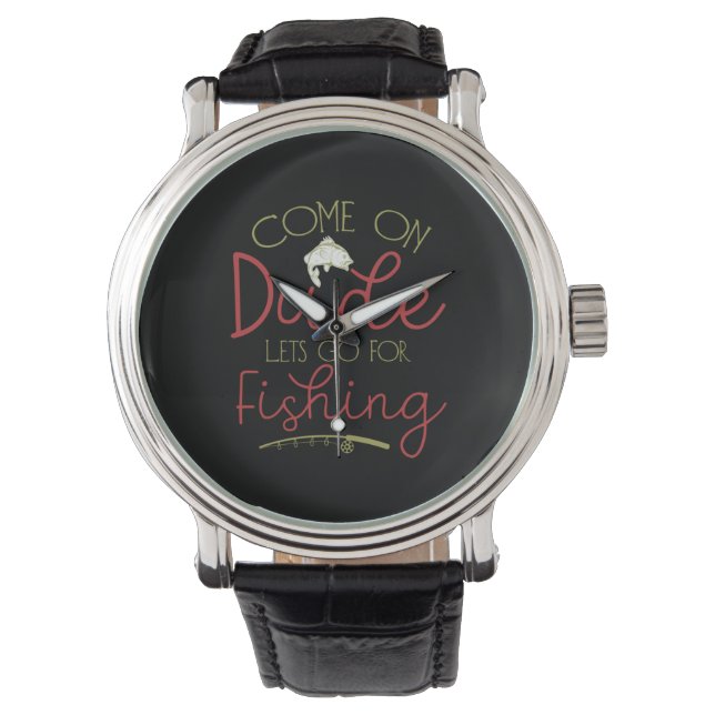 Fishing Art Let Go For Fishing Watch (Front)