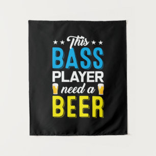 Fishing Art This Fisher Need A Beer Tapestry