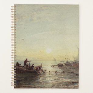 Fishing at Sunrise off the Coast near Marseilles Planner