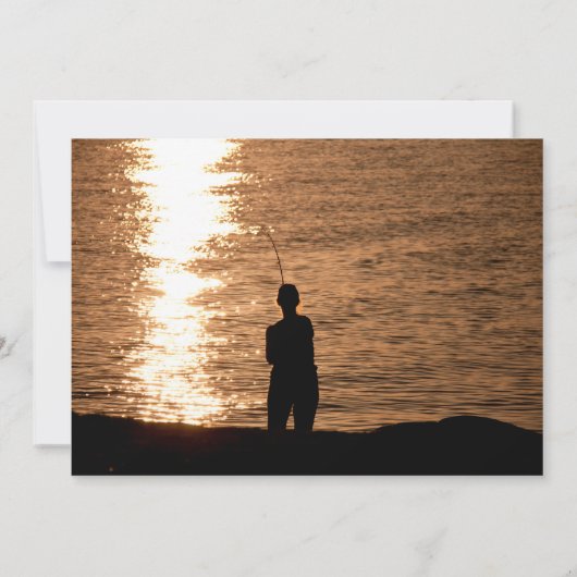 Fishing at sunset (Back)