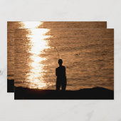 Fishing at sunset (Front/Back)