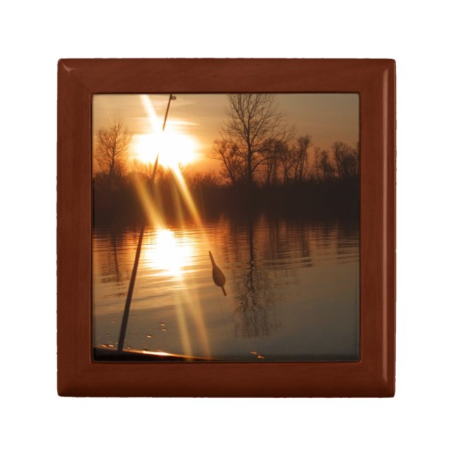 Fishing At Sunset Gift Box (Front)