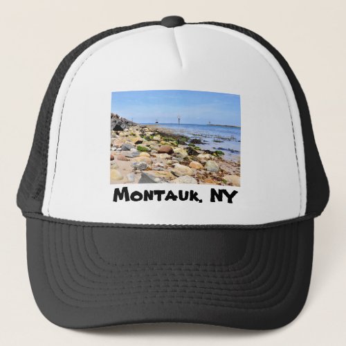 Fishing at the Inlet of Montauk Lake Trucker Hat