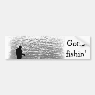 Fishing at the Lake Bumper Sticker