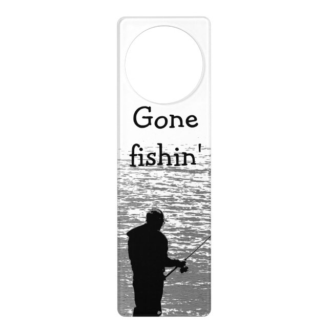 Fishing at the Lake Door Hanger (Front)