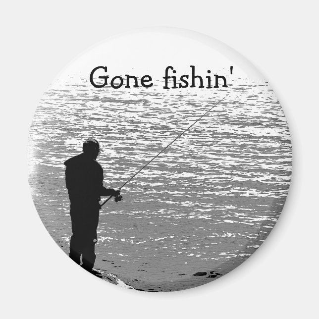 Fishing at the Lake Magnet (Front)