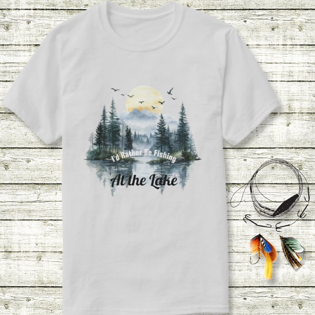 Fishing At The Lake T-Shirt (Creator Uploaded)