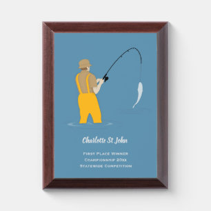 Fishing Award Plaque