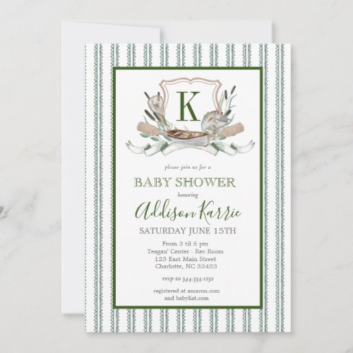 Fishing Baby shower invitation 