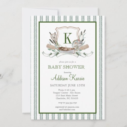 Fishing Baby shower invitation 