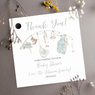 Fishing baby shower Reel excited Favor Tags