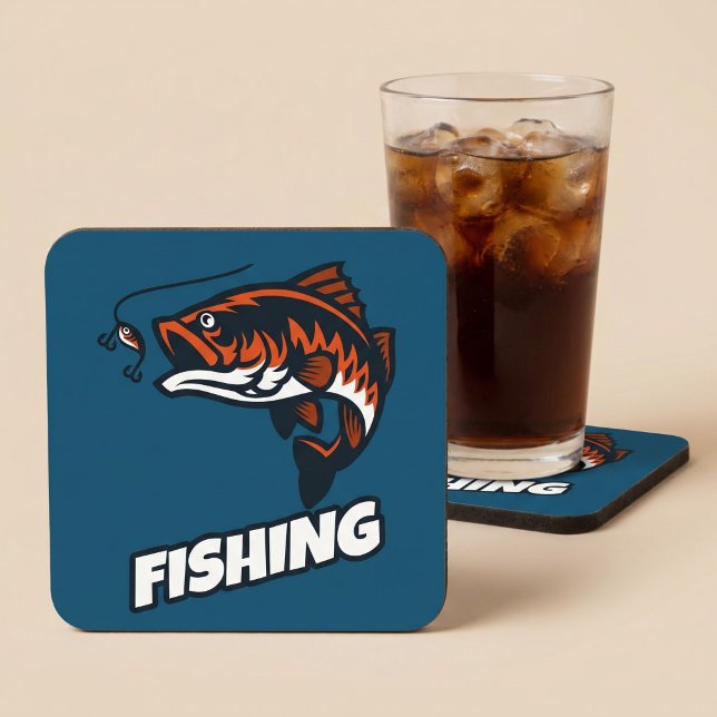 Fishing Bait Beverage Coaster (Creator Uploaded)
