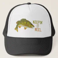 Fishing Bass Fish Funny Keepin' It Reel Trucker Hat