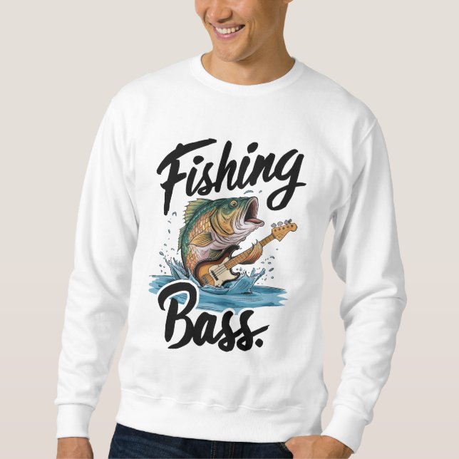 Fishing Bass Sweatshirt (Front)