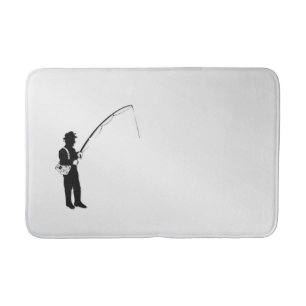  Fishing  Bath Mat