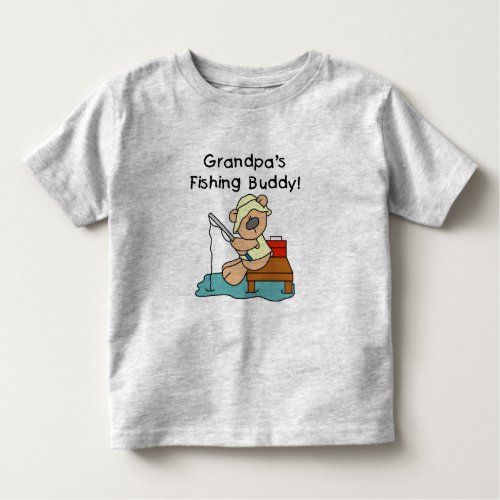 Fishing_Bear Grandpas Fishing Buddy Tshirts