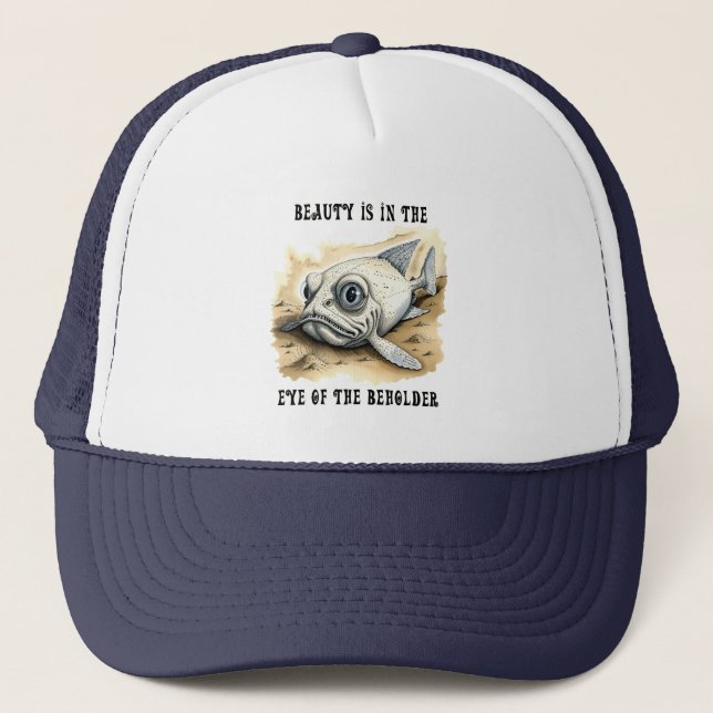Fishing Beauty Trucker Hat (Front)