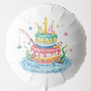 Fishing Birthday, 1st Birthday, Balloon