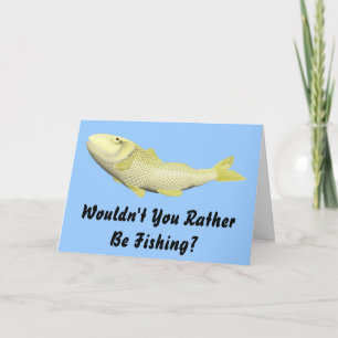 Fishing Birthday Card