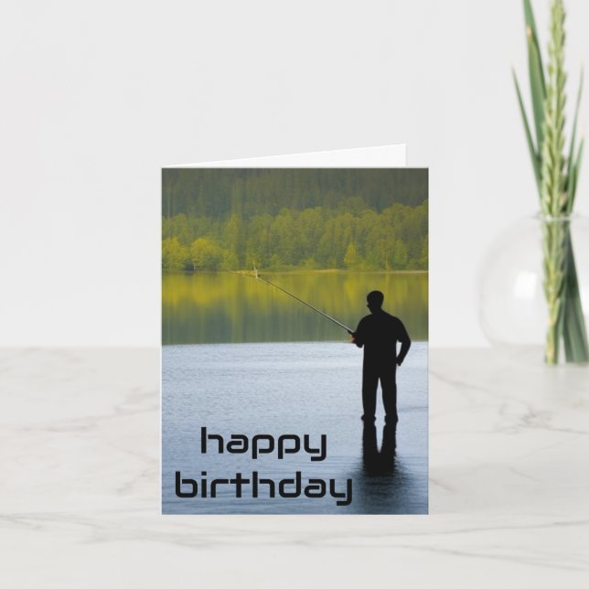 fishing birthday card (Front)