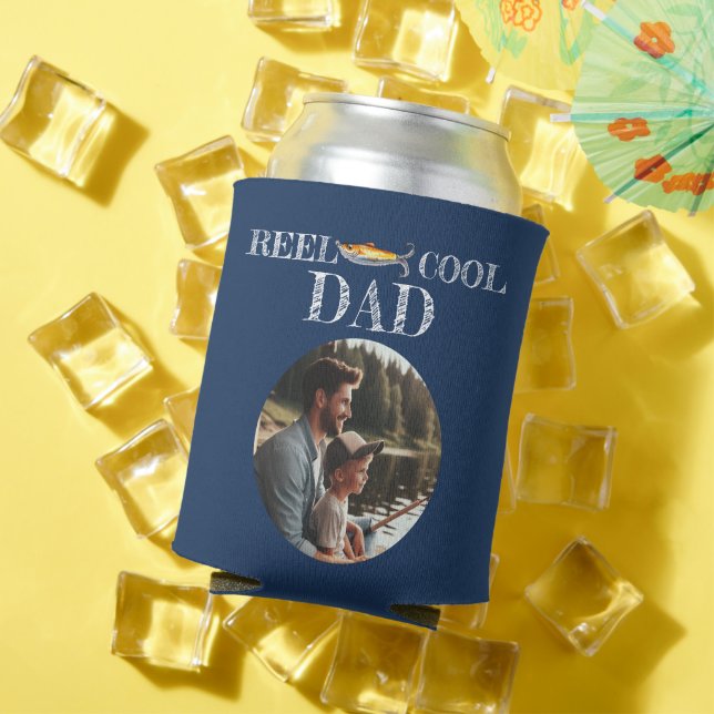 Fishing Birthday Gift for Dad Can Cooler (In Situ Summer)