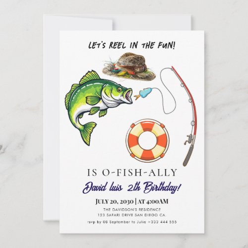 fishing  Birthday