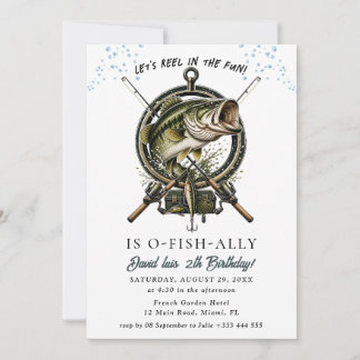 fishing Birthday Invitation