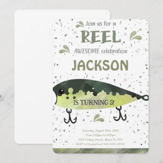 Fishing Birthday Invitation